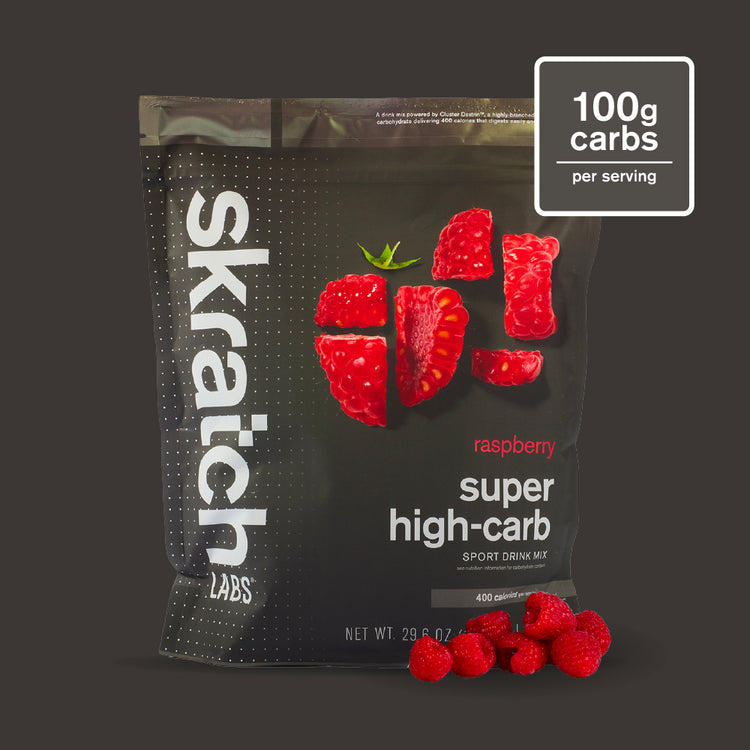 Super High-Carb Sport Drink Mix - Resealable Bag (3200 Calorie Bag), Raspberry