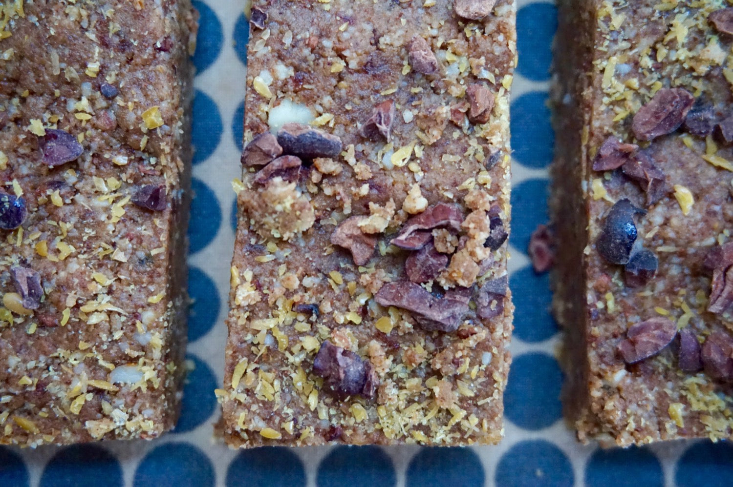 Cacao Nib + Almond Butter Bars