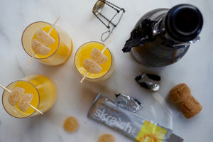 Pineapple + Orange Mimosas from Skratch