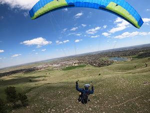 Push for the Boulder Paragliding Hill Lap Record