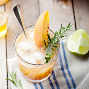 electrolyte peach gin fizz