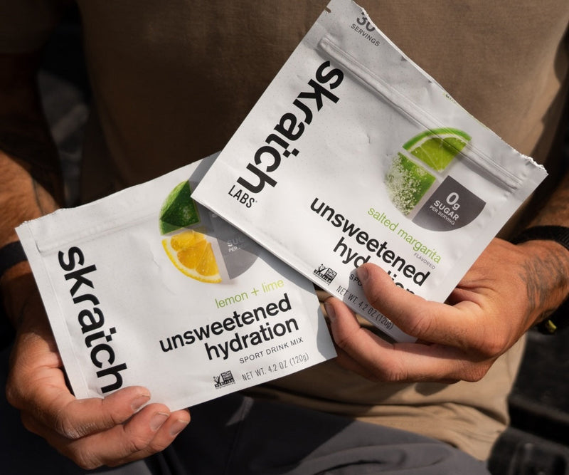 2 bags of unsweetened sport drink mix