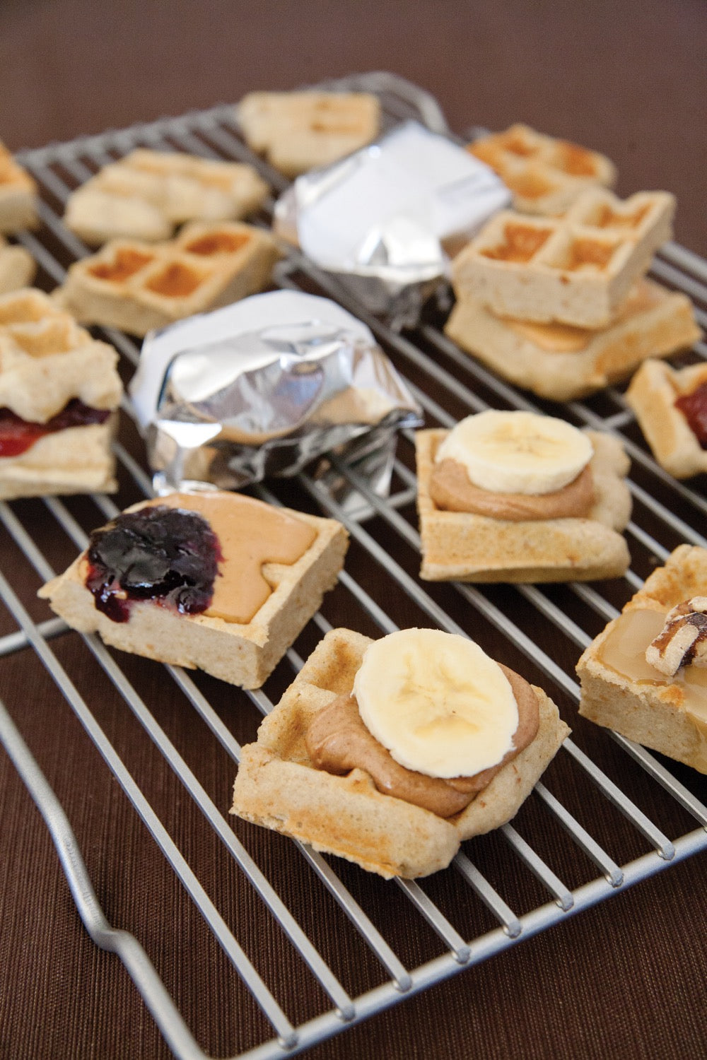 Gluten Free Banana Waffle Sandwiches