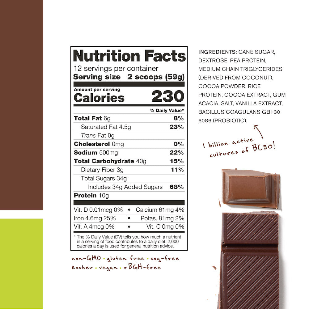 Skratch Labs Sport Vegan Recovery Drink Mix Chocolate Nutrition Facts