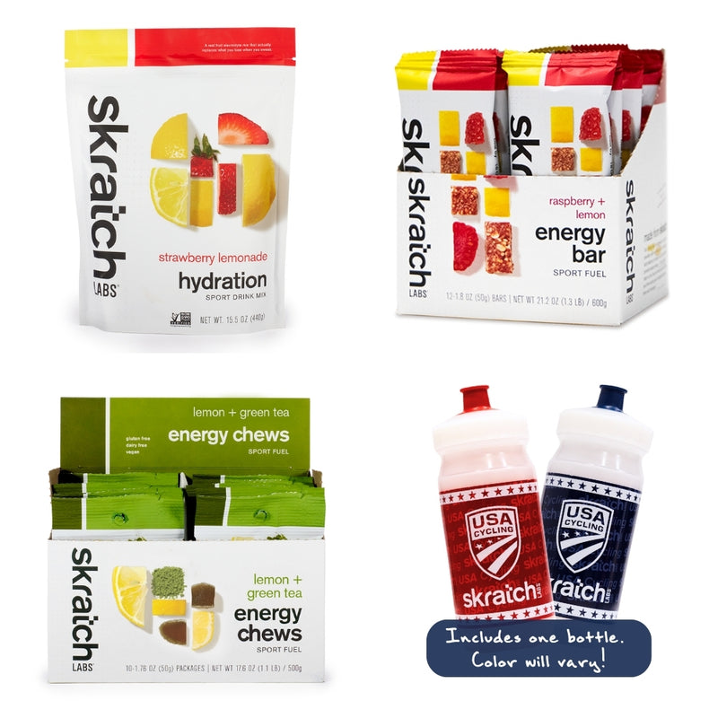 USA Cycling x Skratch Labs “Pro Perk” Kit – Fuel System Edition
