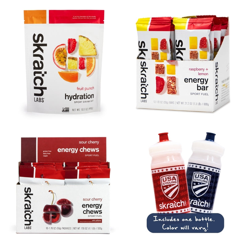 USA Cycling x Skratch Labs “Pro Perk” Kit – Fuel System Edition