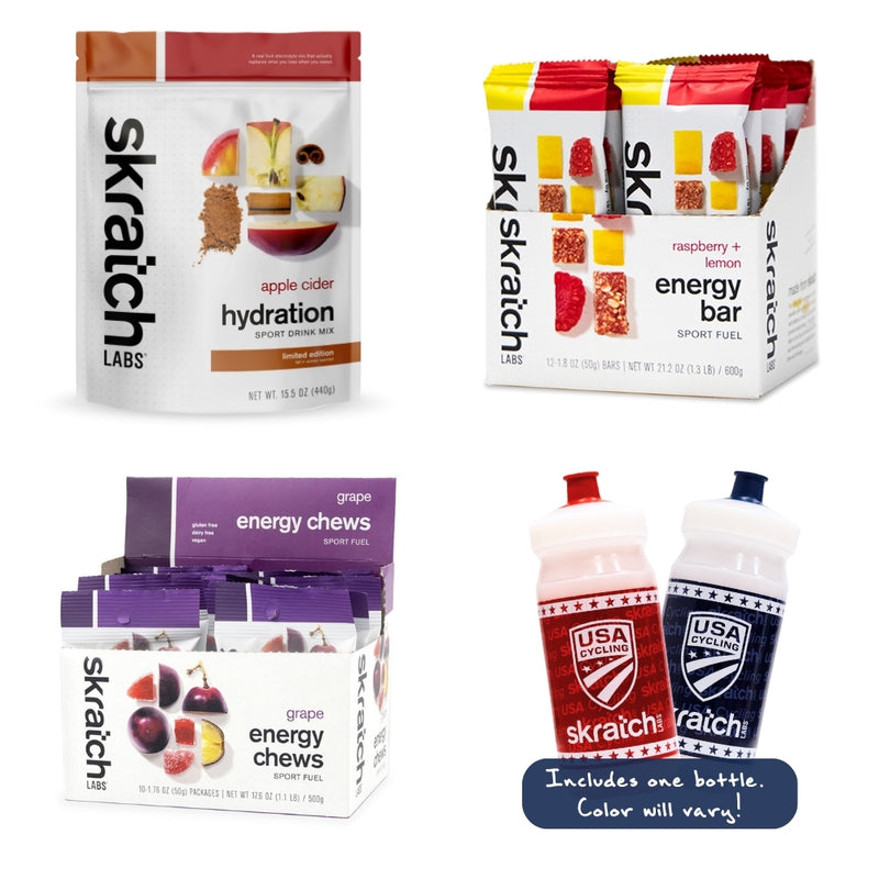 USA Cycling x Skratch Labs “Pro Perk” Kit – Fuel System Edition
