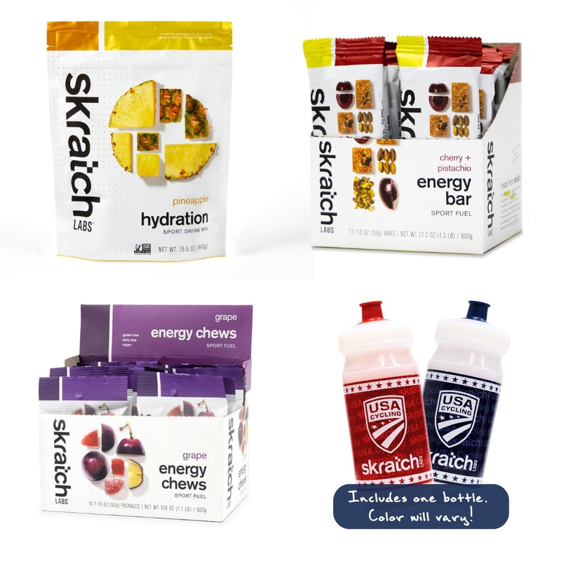 USA Cycling x Skratch Labs “Pro Perk” Kit – Fuel System Edition