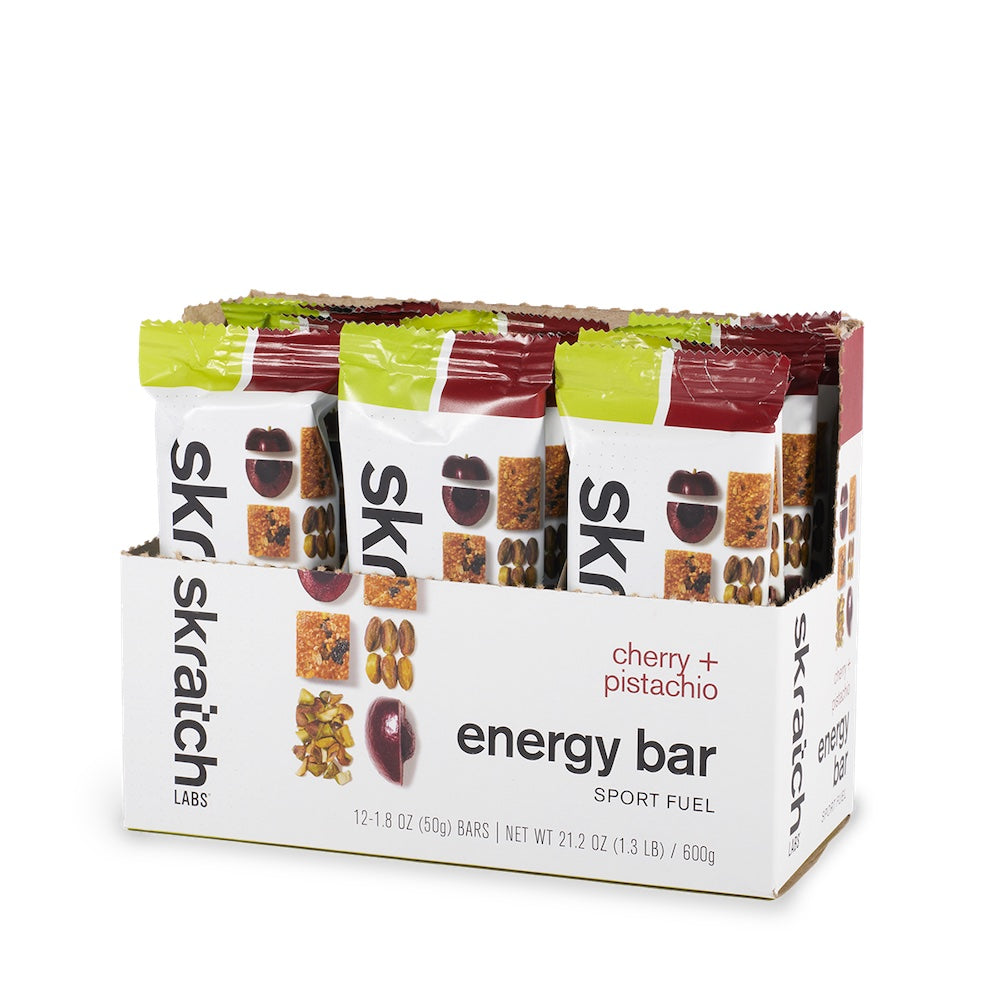 skratch labs energy bar sport fuel cherry + pistachio