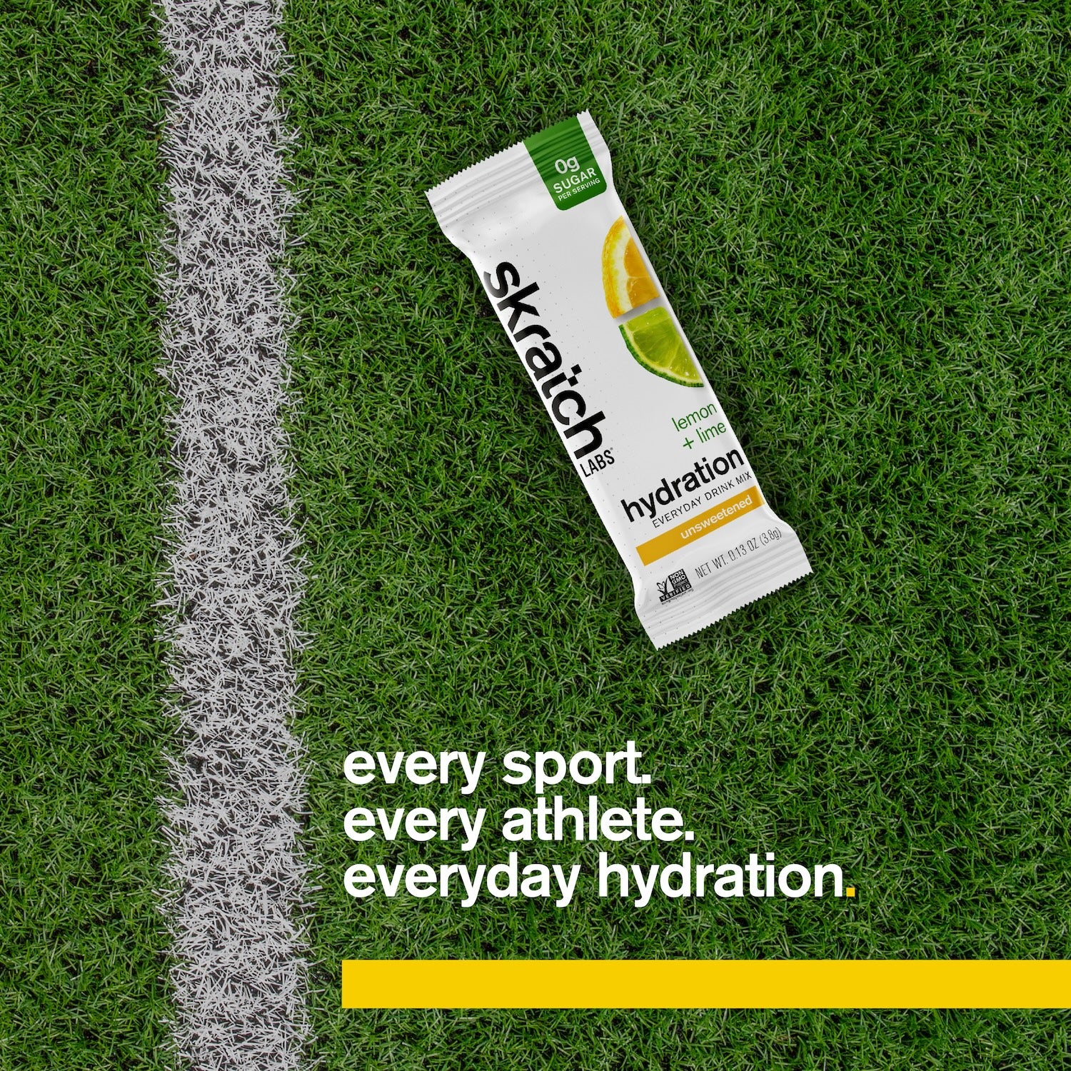 Hydration Everyday Drink Mix - Single Serving 15 Pack, Lemon + Lime