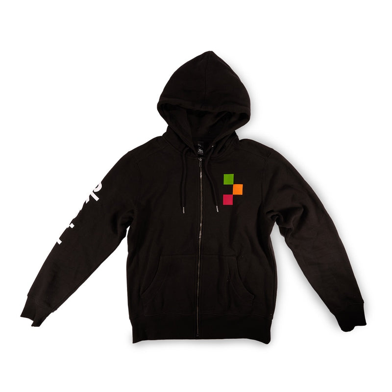 Skratch Zip Up Hoodie - sku:FZH-FLE-BLK-SM-M