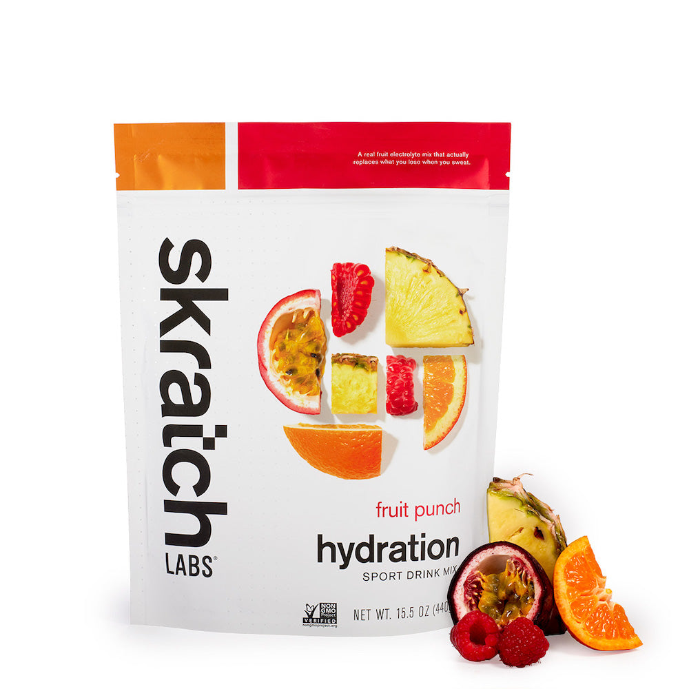 Skratch Labs Hydration Sport Drink Mix Fruit Punch 440g Bag