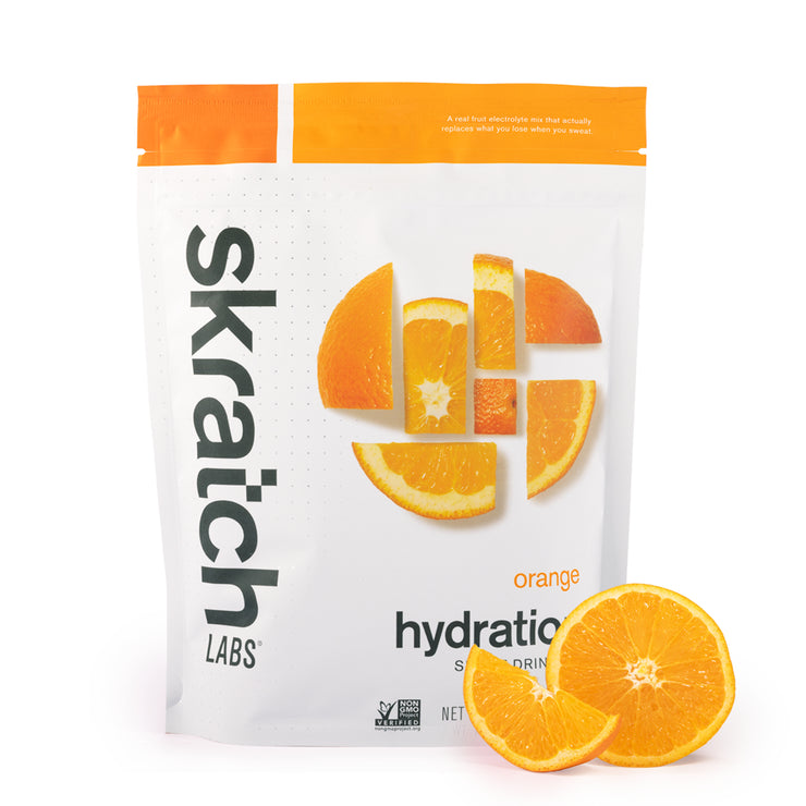 Skratch Labs Hydration Sport Drink Mix Orange 440g Bag