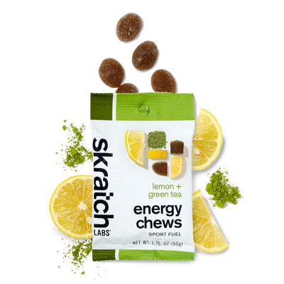 Lemon + Green Tea Energy Chews Sport Fuel