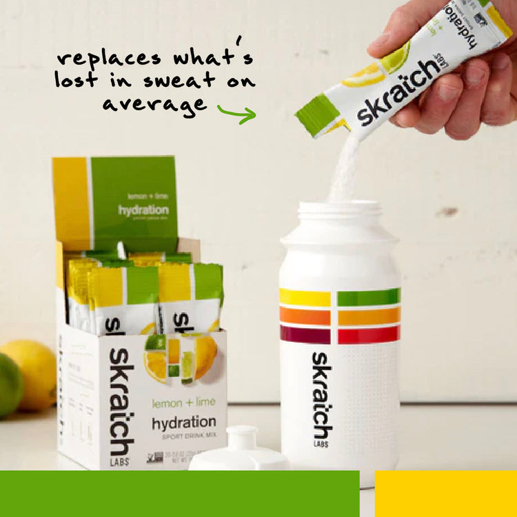 Hydration Sport Drink Mix - Single Serving 20 Pack, Lemon + Lime