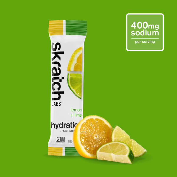 Hydration Sport Drink Mix - Single Serving, Lemon + Lime