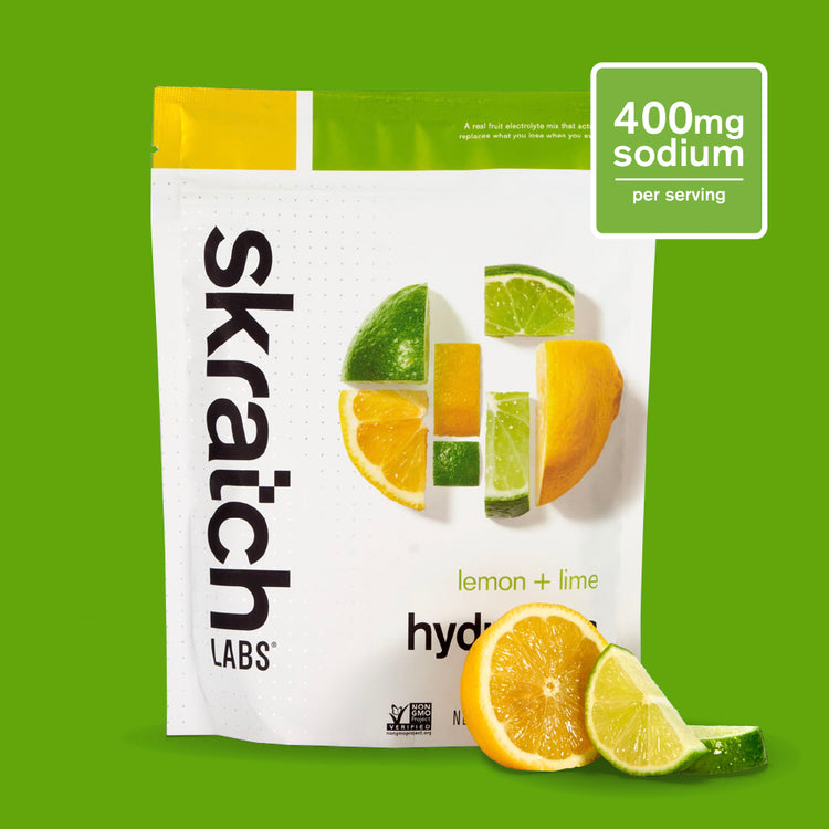 Hydration Sport Drink Mix - Resealable Bag - 20 serving, Lemon + Lime