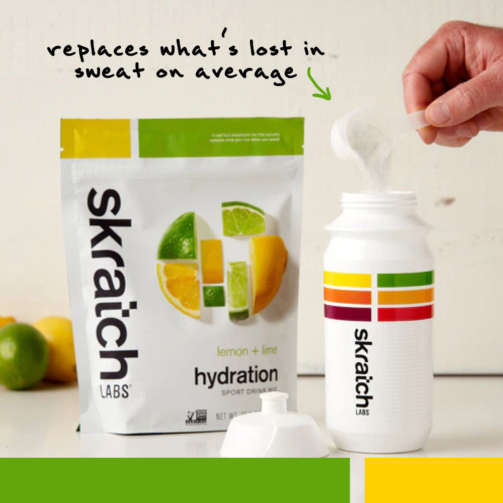 Hydration Sport Drink Mix - Resealable Bag - 20 serving, Lemon + Lime