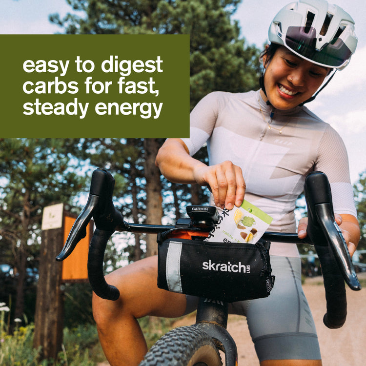 Energy Chews Sport Fuel - Single Pouch, Lemon + Green Tea