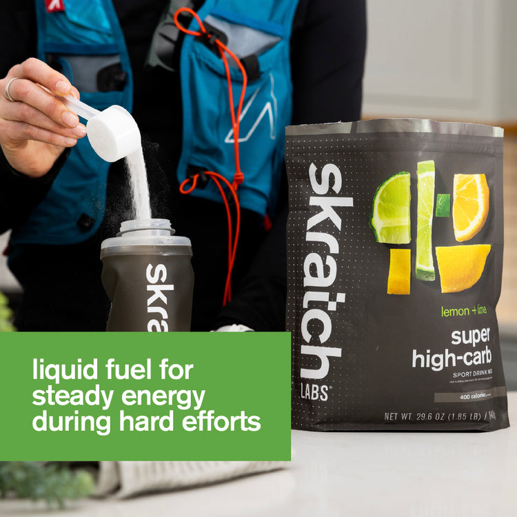 Super High-Carb Sport Drink Mix - Resealable Bag (3200 Calorie Bag), Lemon + Lime