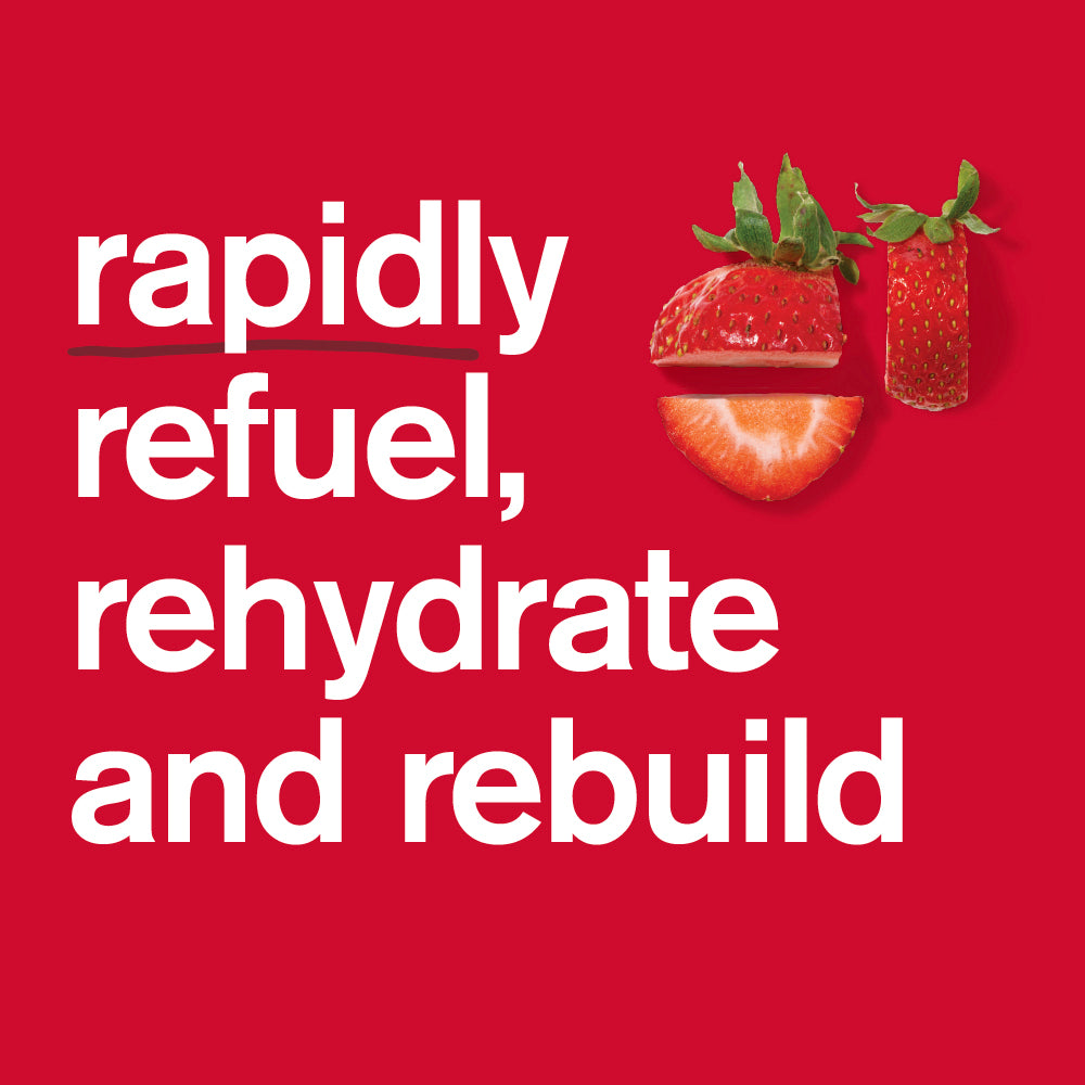 Recovery Sport Drink Mix - Resealable Bag - 12 Serving, Strawberries + Cream