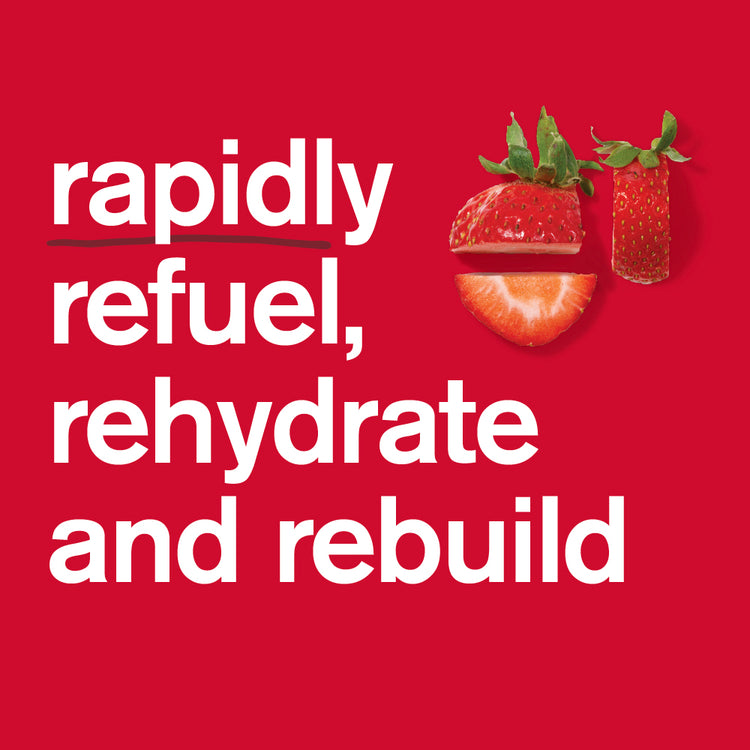 Recovery Sport Drink Mix - Resealable Bag - 12 Serving, Strawberries + Cream
