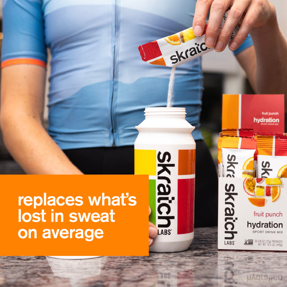 Hydration Sport Drink Mix - Single Serving, Fruit Punch