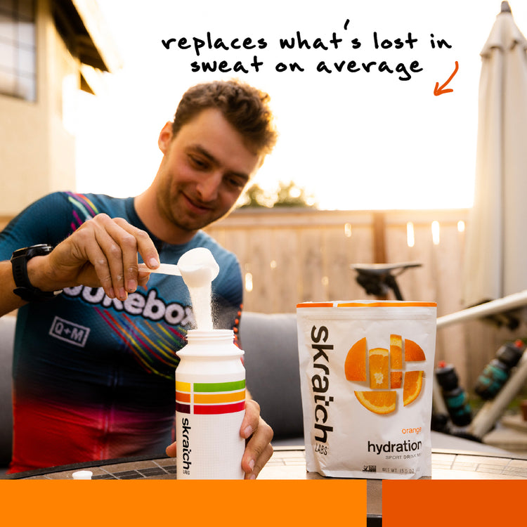 Hydration Sport Drink Mix - Resealable Bag - 20 serving, Orange