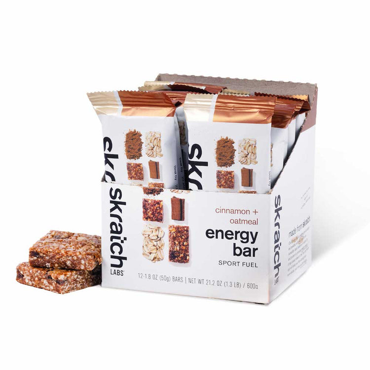 Energy Bar Sport Fuel - 12 Pack, Cinnamon + Oatmeal