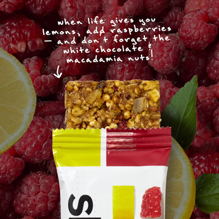 Energy Bar Sport Fuel - 12 Pack, Raspberry + Lemon
