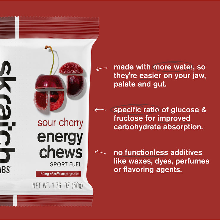 skratch labs energy chews sport fuel sour cherry