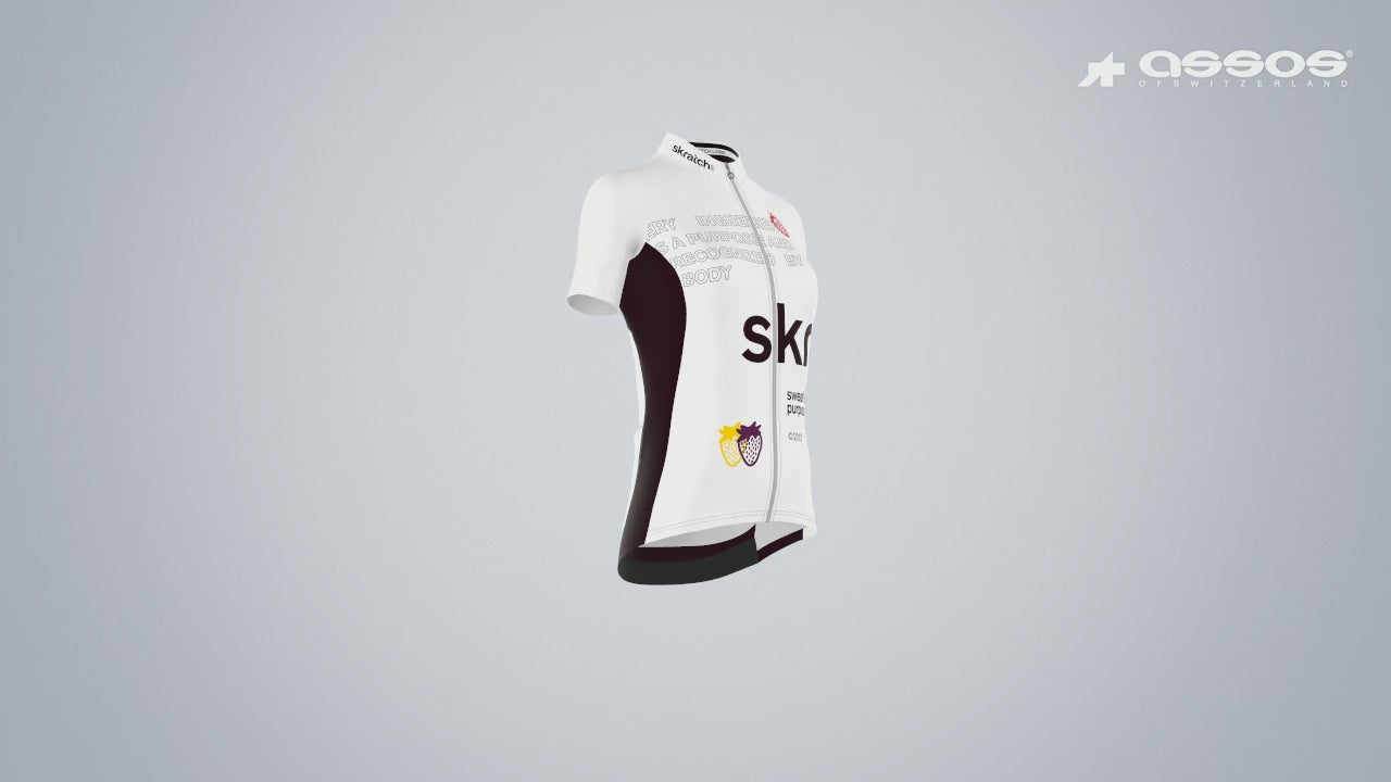 Skratch Cycling Jersey - sku:JER-WHT-24-XS-W