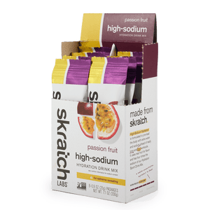 Passion fruit high sodium hydration mix