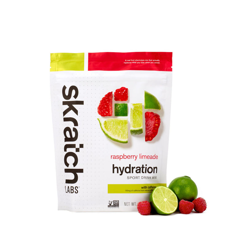 Skratch Labs Hydration Sport Drink Mix Raspberry Limeade Bag