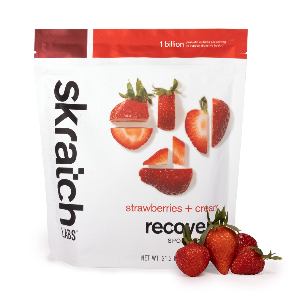 Strawberries + Cream Recovery Sport Drink Mix 12-Serving Bag