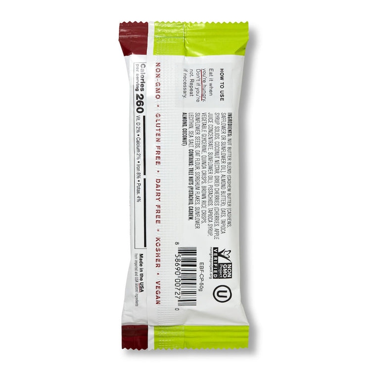 Energy Bar Sport Fuel - Single Serving, Cherry + Pistachio