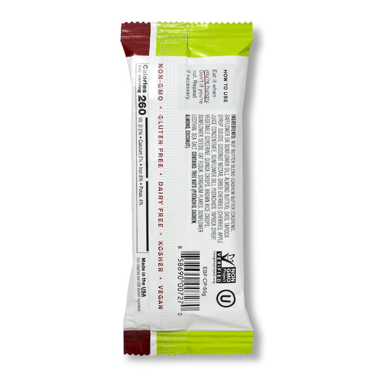 skratch labs energy bar sport fuel cherries + pistachio single back