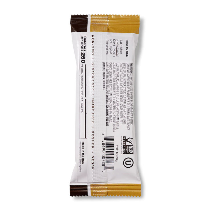 skratch labs energy bar sport fuel peanut butter + chocolate single back